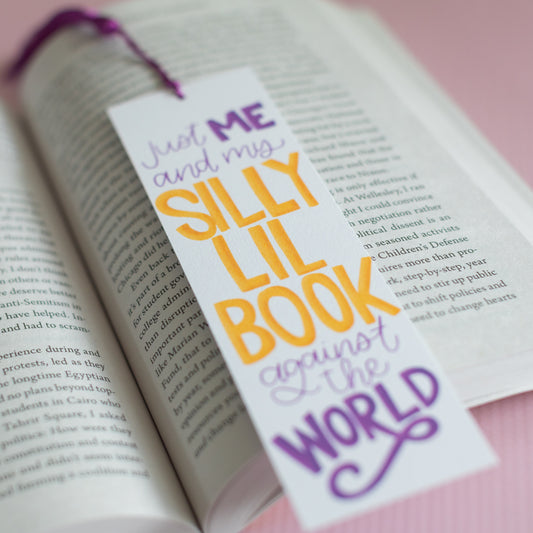 Silly Lil Book - Cute Bookmark