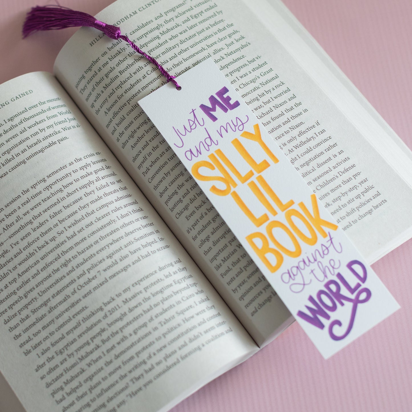 Silly Lil Book - Cute Bookmark