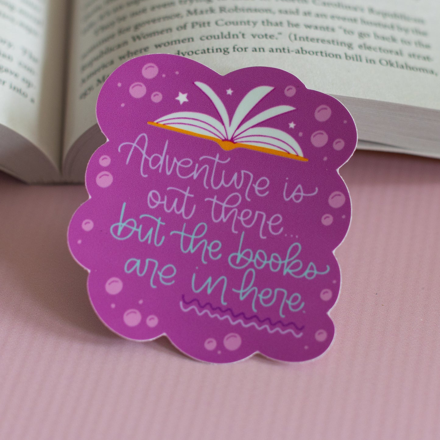 Adventure Is Out There Cloud Funny Waterproof Vinyl Sticker