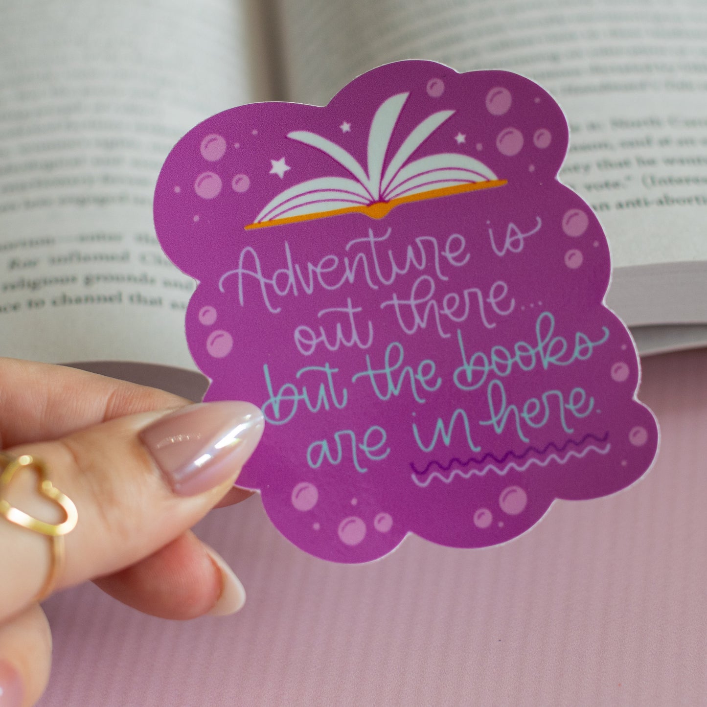 Adventure Is Out There Cloud Funny Waterproof Vinyl Sticker