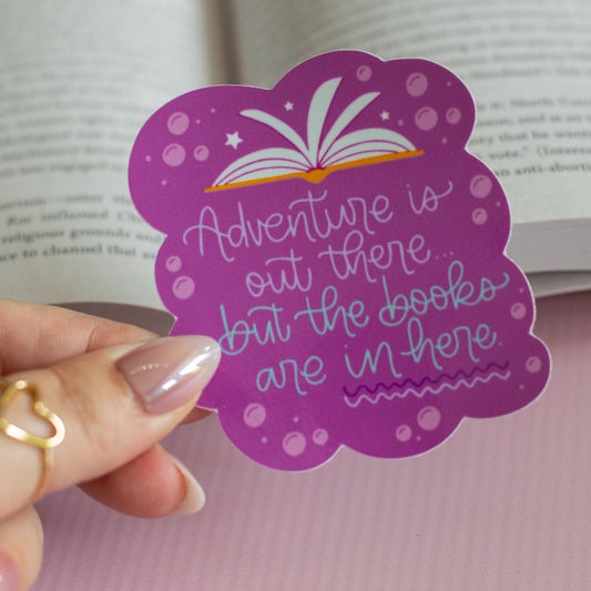 Adventure Is Out There Cloud Funny Waterproof Vinyl Sticker