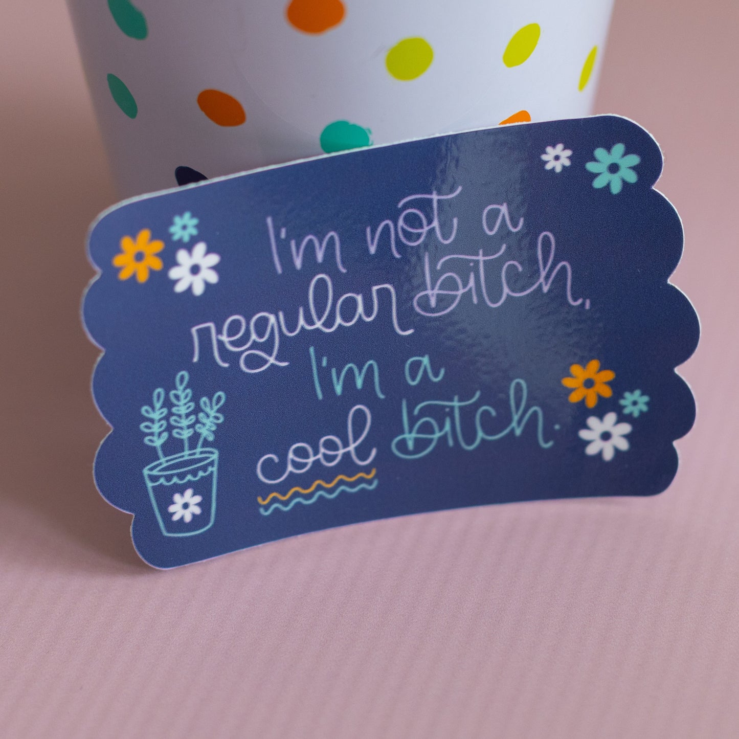 Regular Bitch Funny Waterproof Vinyl Sticker