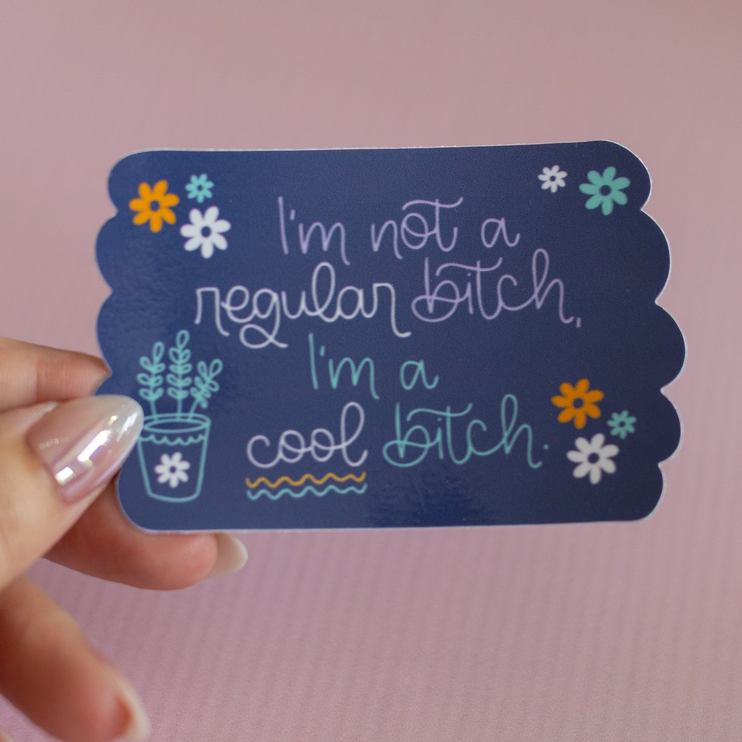 Regular Bitch Funny Waterproof Vinyl Sticker