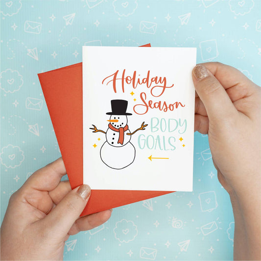 Holiday Christmas - Body Goals Card
