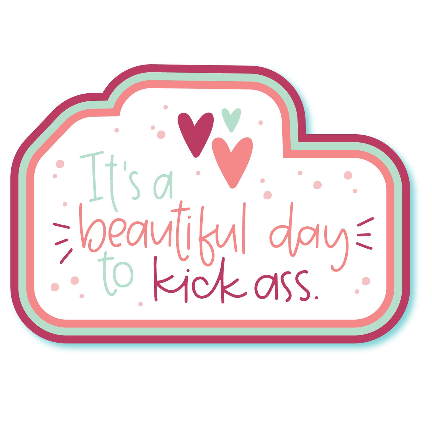 Beautiful Day Sticker