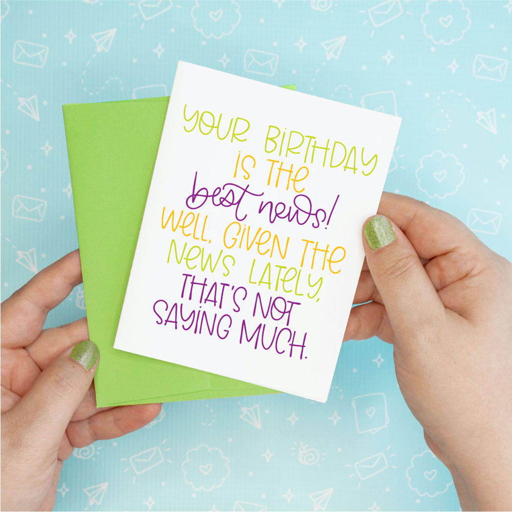 Best News Birthday Greeting Card