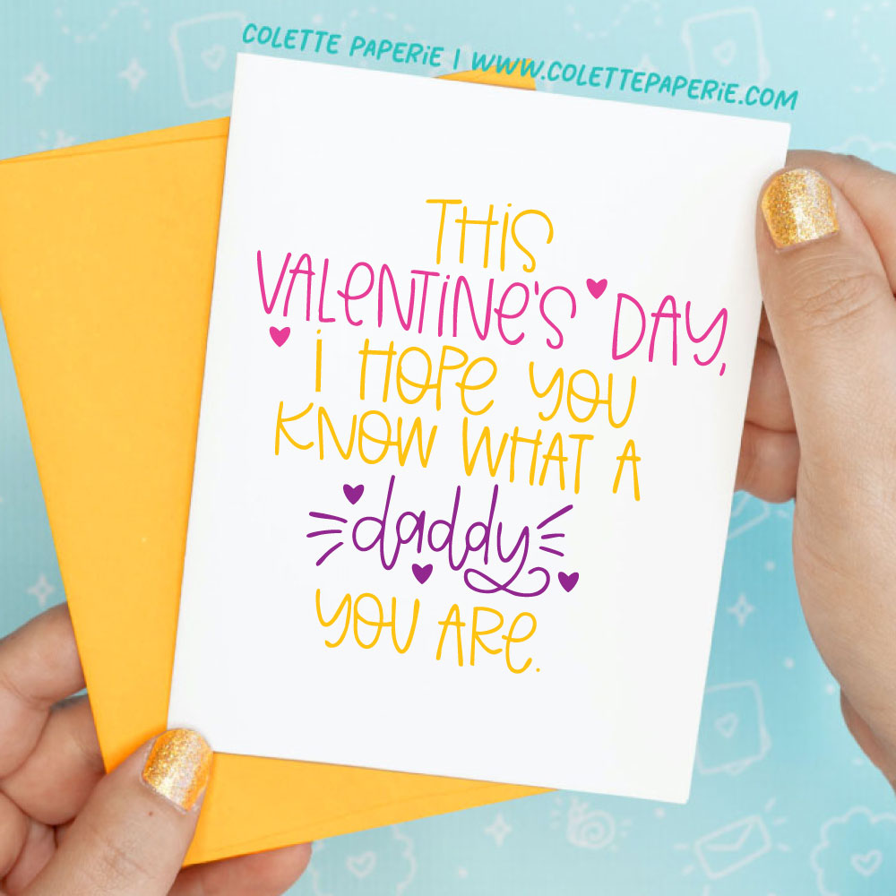 Valentine's Day - Daddy Funny Greeting Card