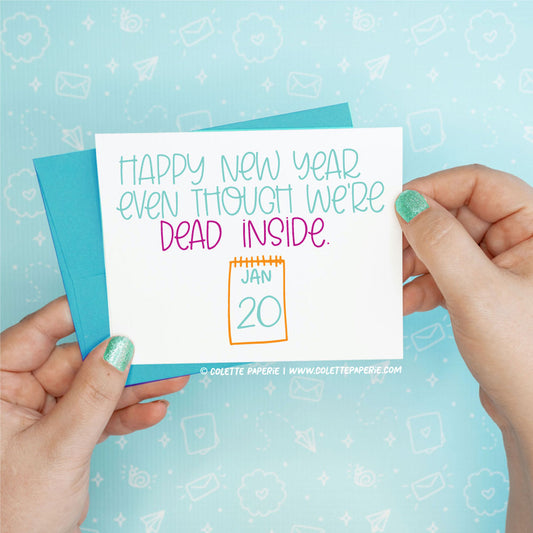 Donald Trump - Dead Inside Greeting Card