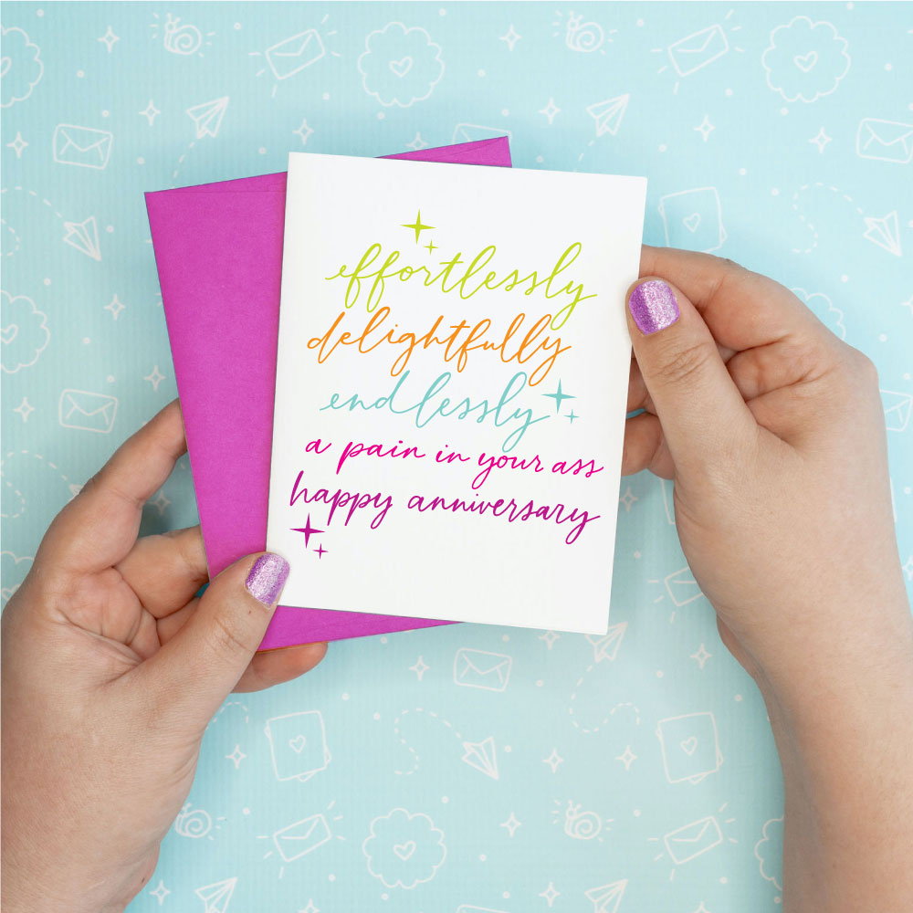 Endlessly Effortlessly Anniversary Greeting Card