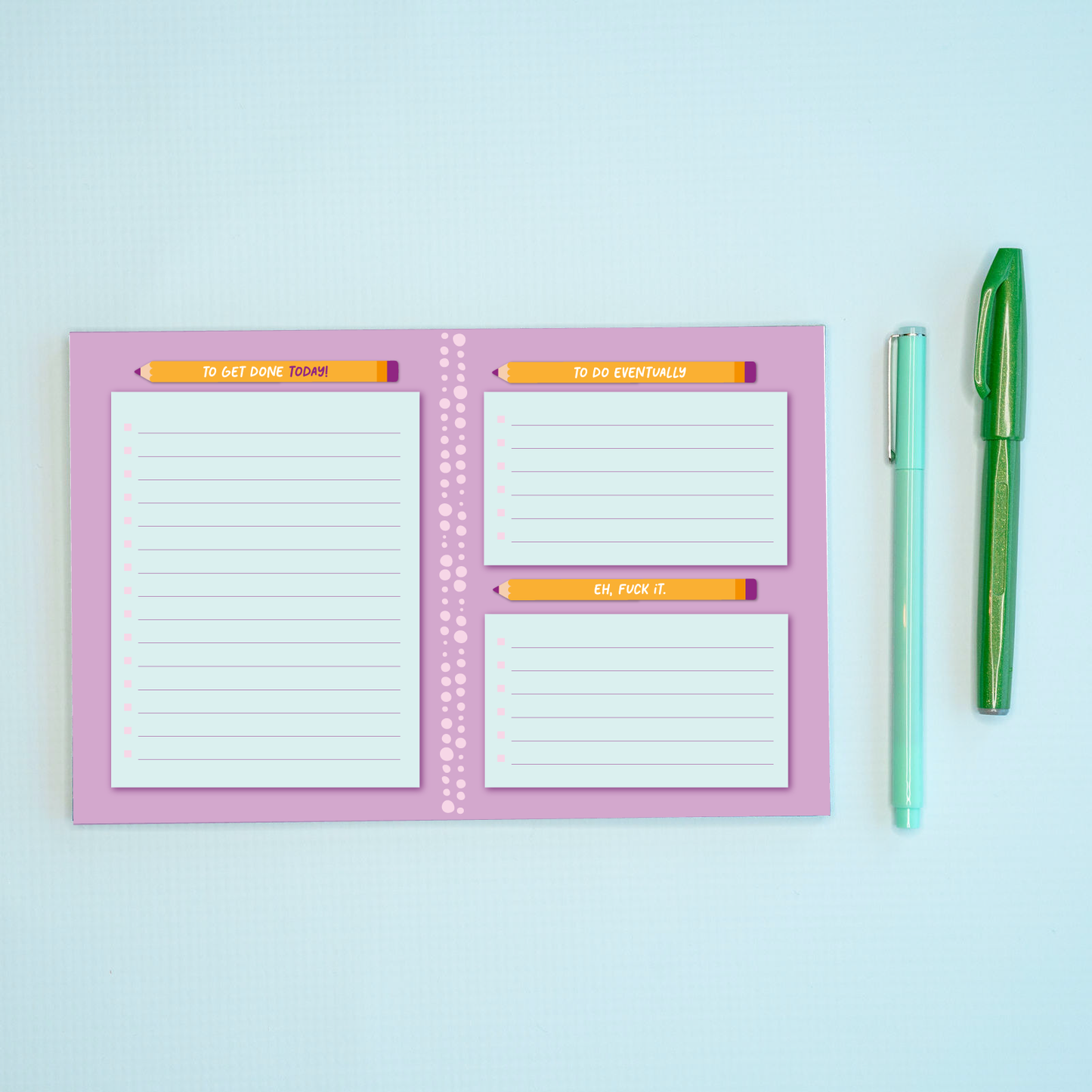 PREORDER Eh Fuck It Notepad Colette Paperie Notepad stationery funny humorous cincinnati