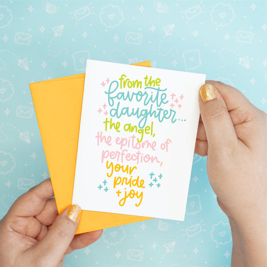 Favorite Daughter Greeting Card