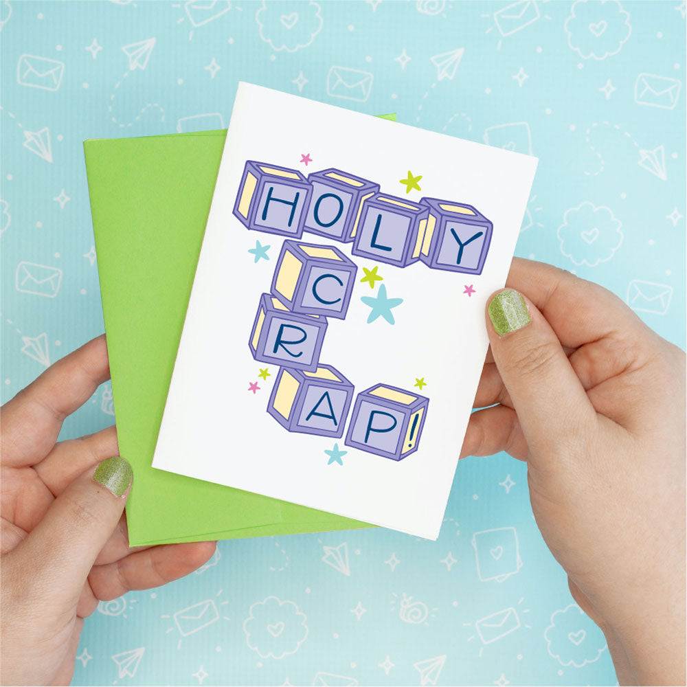 New Baby Blocks Greeting Card