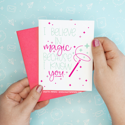 Magic Know You Funny Encouragement Greeting Card