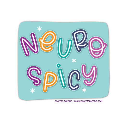 Neurospicy Waterproof Vinyl Sticker