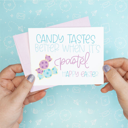 Easter Pastel Candy Funny Greeting Card