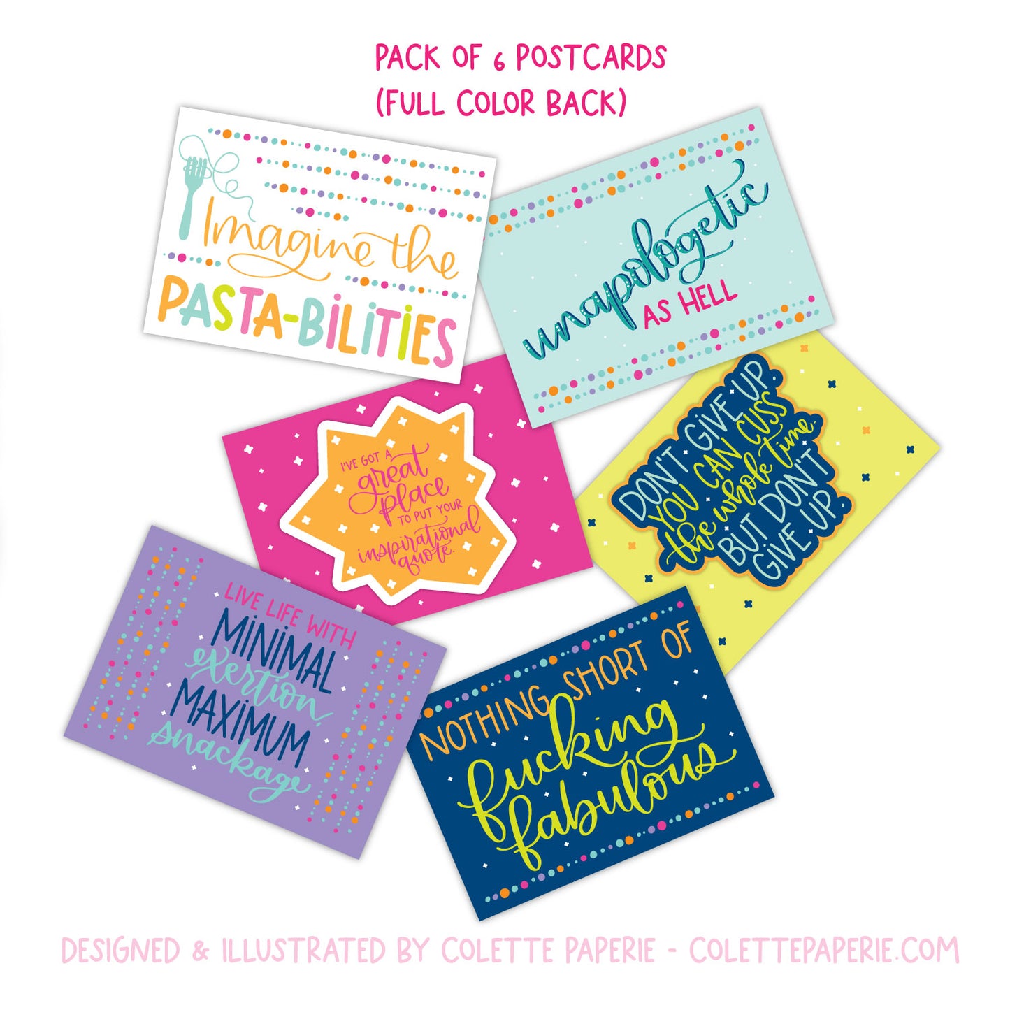 Postcard Set - Pack of 6