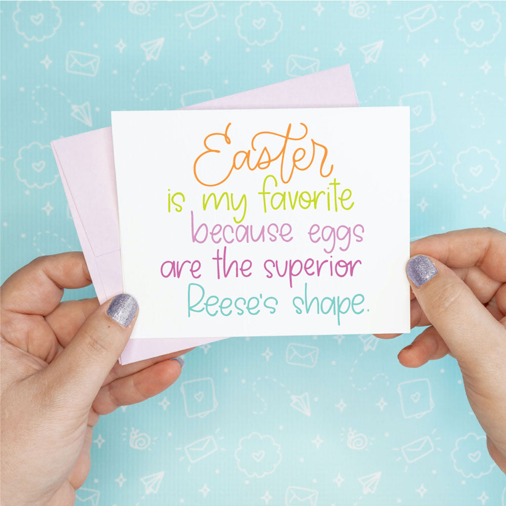 Easter Reese's Eggs Funny Greeting Card