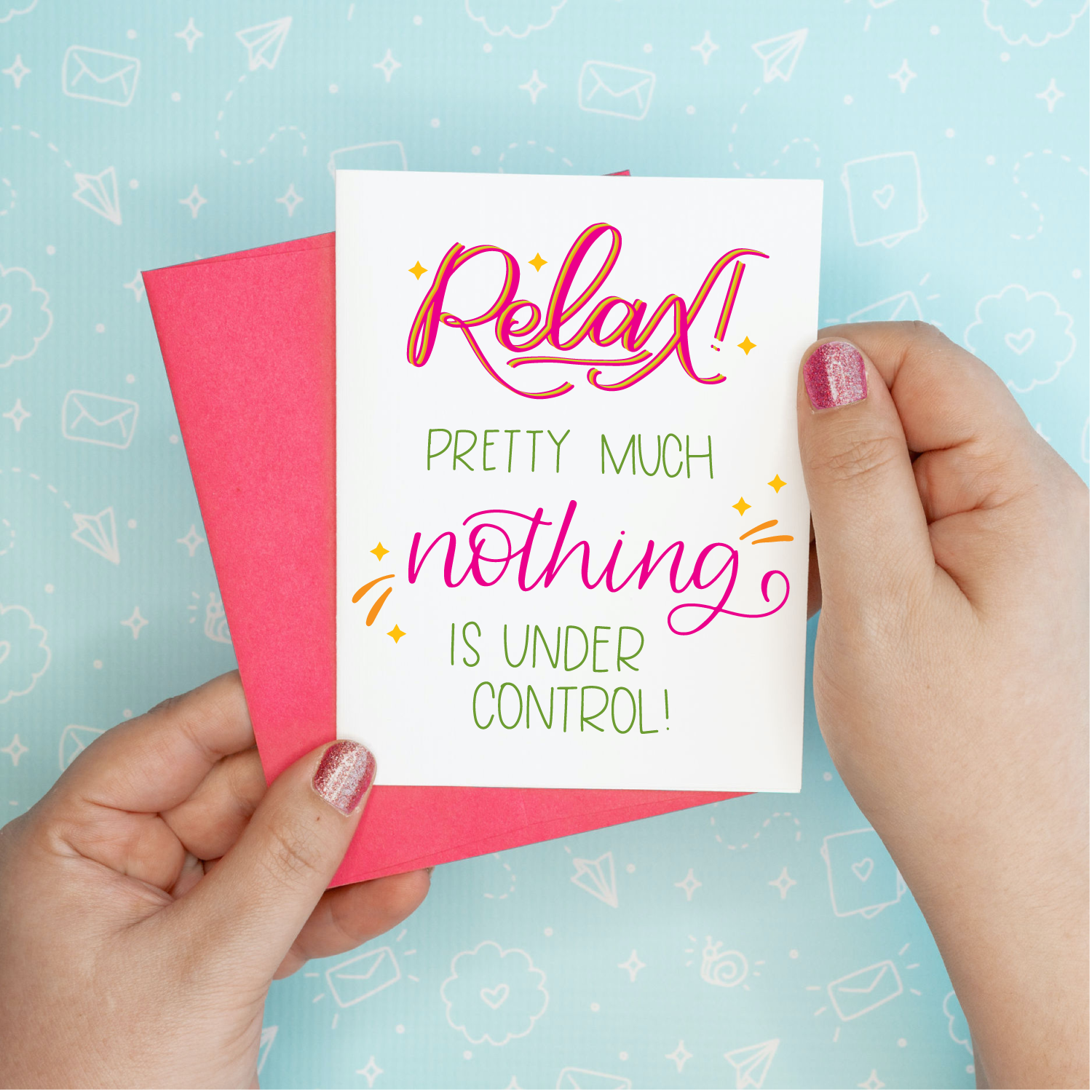 Relax Greeting Card