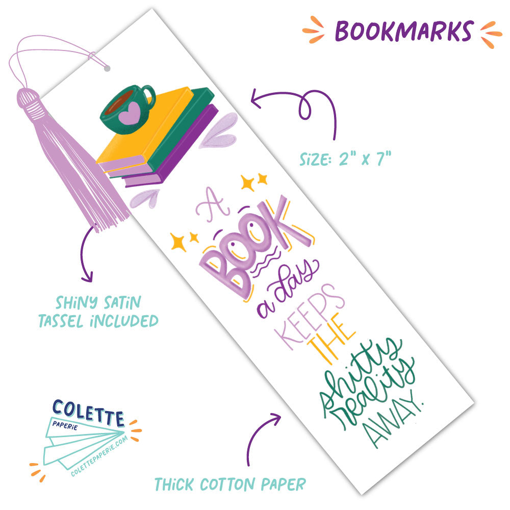 Shitty Reality - Cute Bookmark