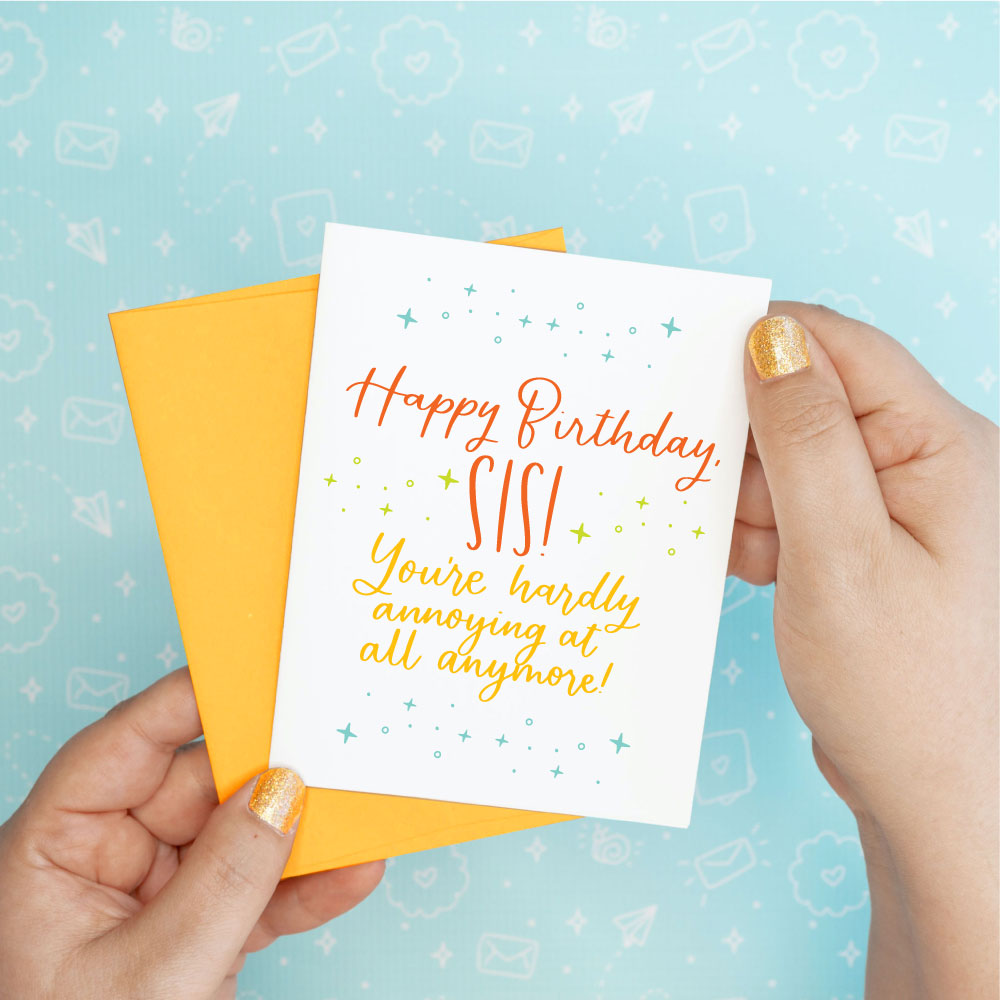 Sister Birthday Greeting Card