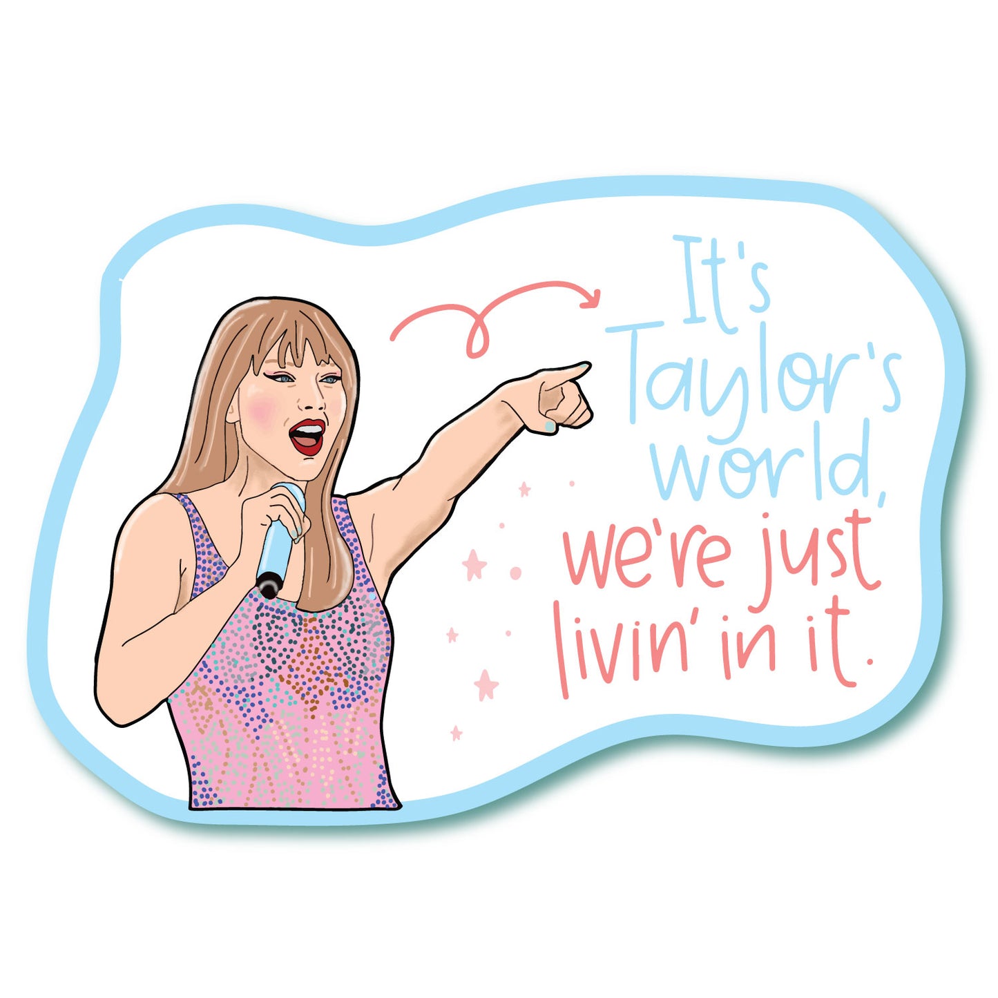 Taylor's World Sticker