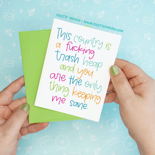 Trash Heap Funny Birthday Card