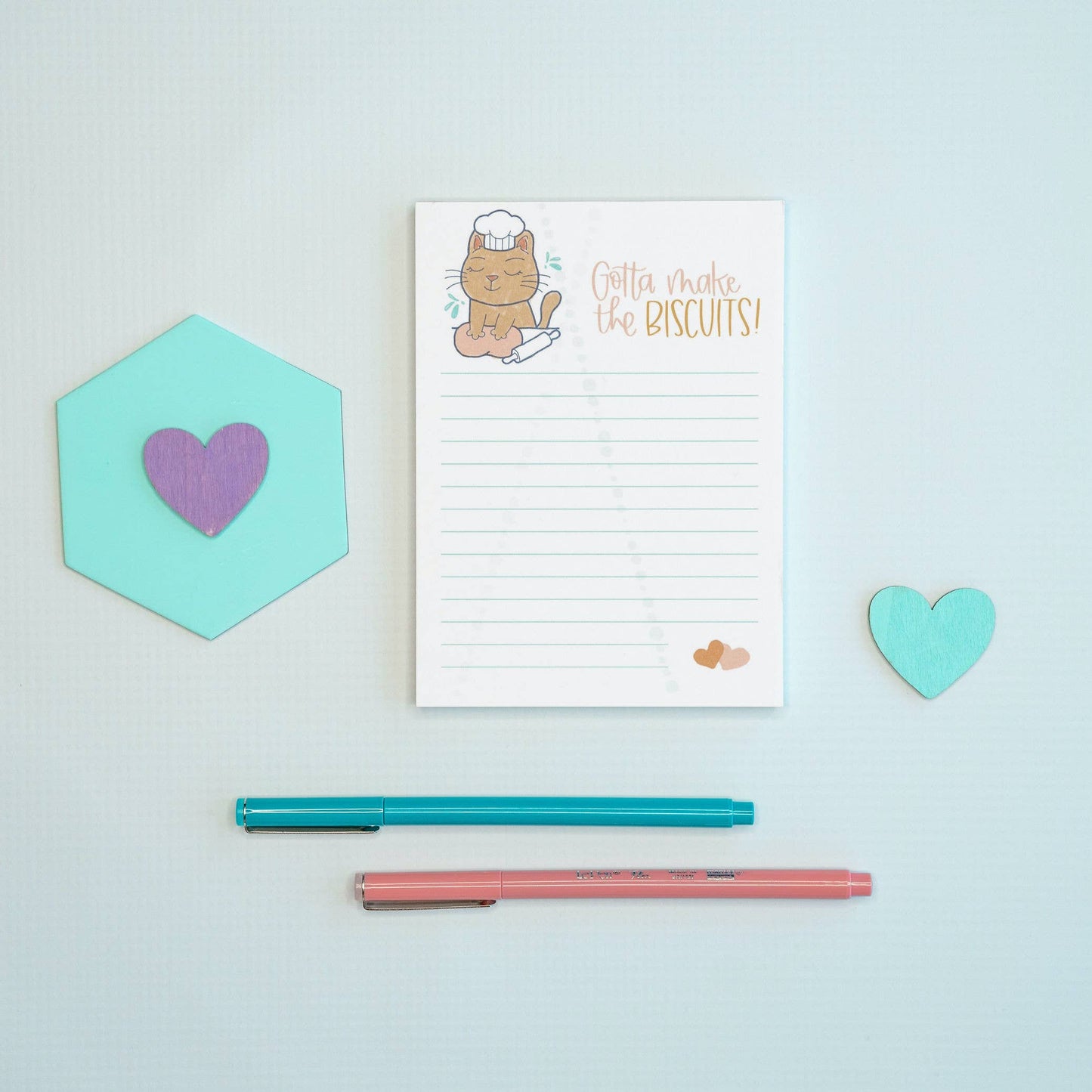 Mini Notepad - Cat Biscuits