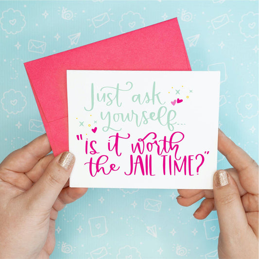 Jail Time Greeting Card