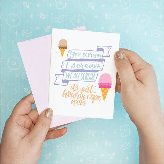 Ice Cream Greeting Card