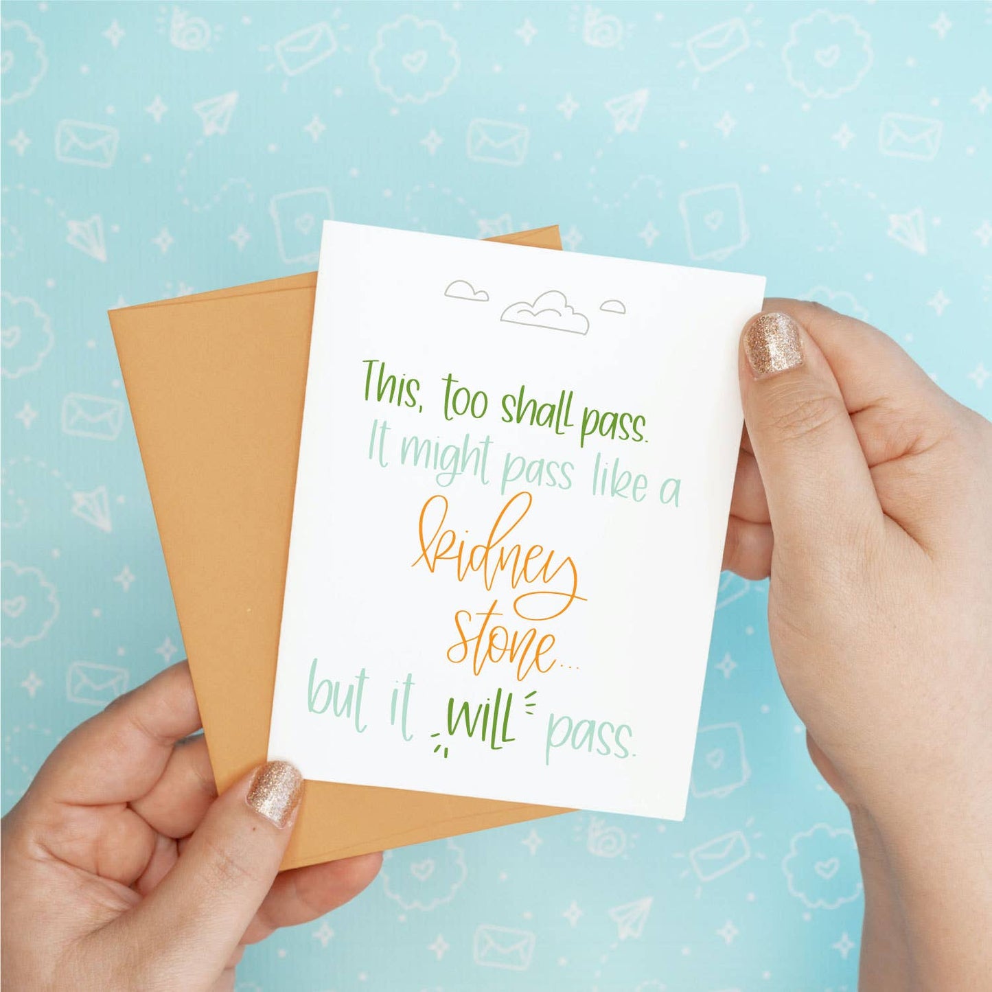 Kidney Stone Greeting Card