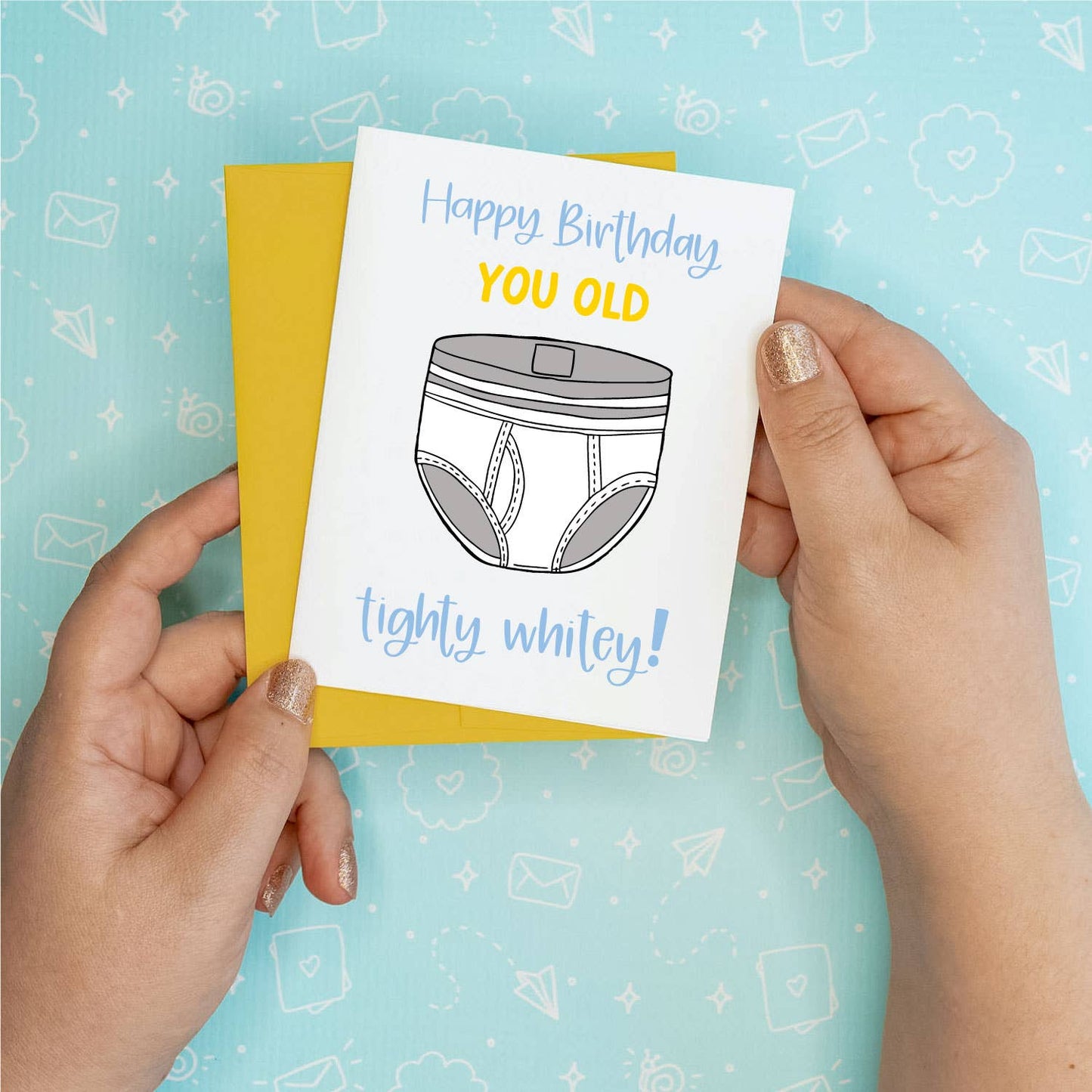 Tighty Whitey Birthday Greeting Card