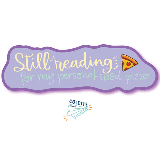 Personal Pizza Reading Sticker