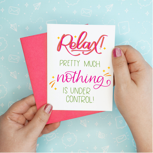 Relax Greeting Card